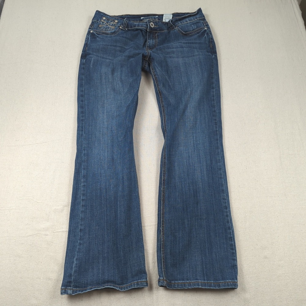 Stetson Jeans Womens 16 Blue Hollywood Boot Cut Western Cowgirl Boho